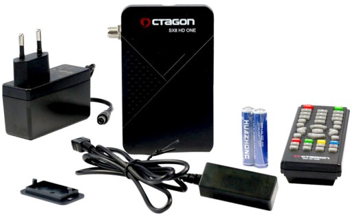 OCTAGON SX8 HD ONE MULTISTREAM ZASIL.12V + ADAPTER WIFI