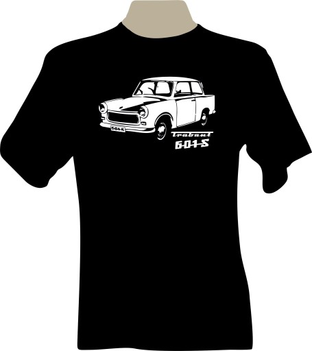 KOSZULKA T-shirt z nadrukiem dla fana TRABANT 601S