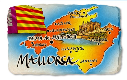 MAJORKA MALLORCA magnes na lodówkę kamień 463