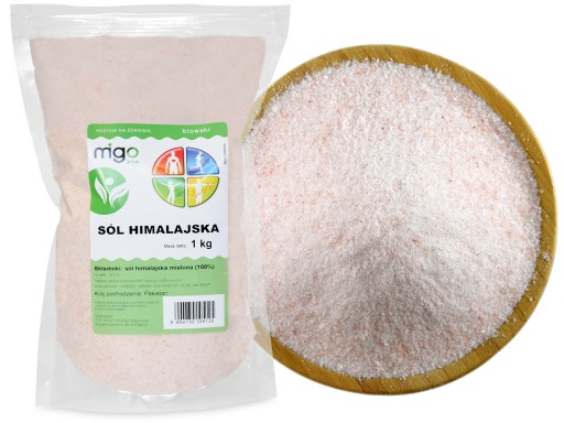 SÓL HIMALAJSKA Drobna, Różowa 1Kg - MIGOgroup