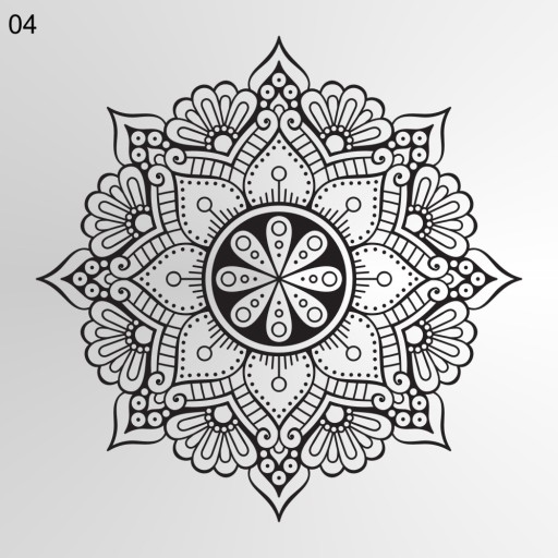Szablon malarski, szablony malarskie, Mandala