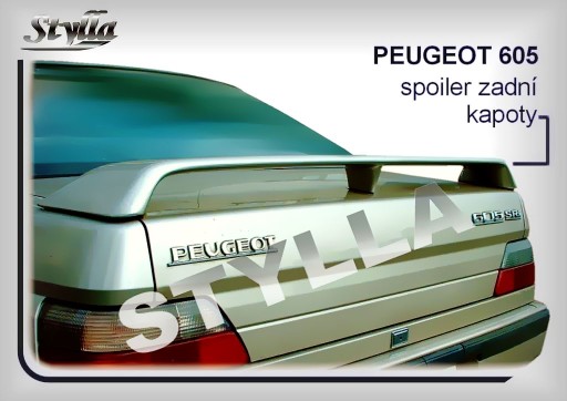 spoiler spojler do Peugeot 605 sedan 06/1989--