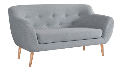 Sofa GLAMOUR PiKowana Skandynawski , PRL, VINTAGE