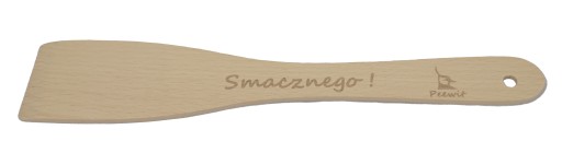 łopatka drewniana bukowa 30cm patelni +twój GRAWER