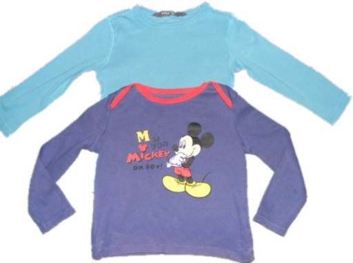 H&M__DISNEY__2 BLUZKI BAWEŁNIANE__86/92 CM