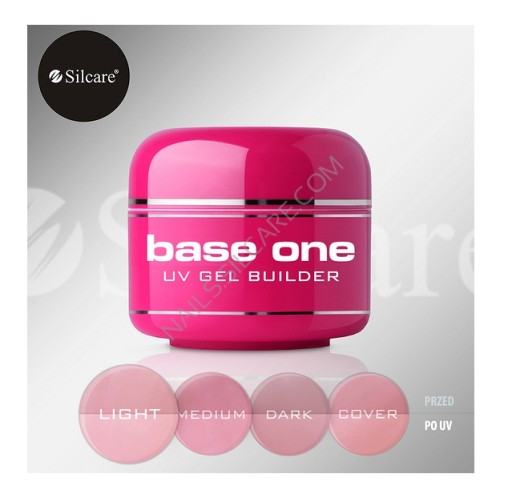 Silcare Base One UV Gel Builder cover light 30g.