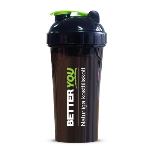 SHAKER BETTER YOU SZEJKER CZARNY SZWECJA 700 ML