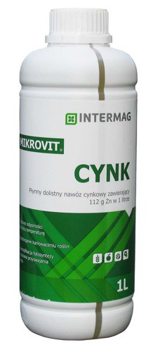 Nawóz Mikrovit CYNK Zn INTERMAG 1L DOLISTNIE TANIO