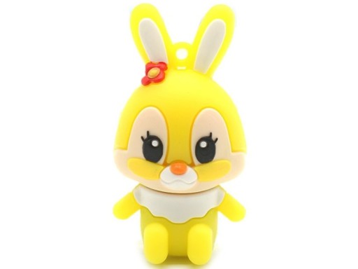 PENDRIVE 64 GB USB ŻÓŁTY KRÓLICZEK KRÓLIK BUNNY