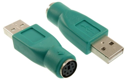 ADAPTER PRZEJŚCIE wtyk USB na gniazdo PS2 7629