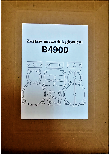 Zestaw uszczelek głowicy pompy B4900 Abac Oma Fiac