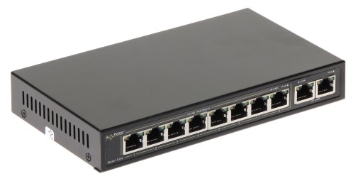 Switch POE do 8 kamer IP Pulsar S108 (00216)