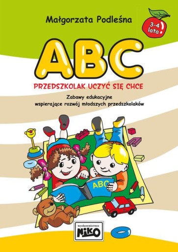 ABC przedszkolak uczyć się chce 3-4 LATKA ZABAWY