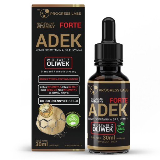 Witamina ADEK Complex 30 ml PROGRESS LABS