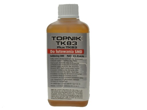 Topnik do lutowania SMD TK-83 NO CLEAN AG 100ml