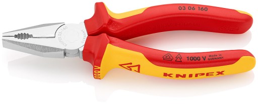 KNIPEX 03 06 160 Kombinerki uniwersalne VDE 160mm