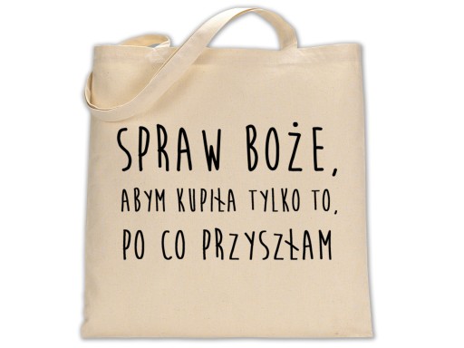 TORBA EKO TOREBKA Z NAPISAMI NADRUK WZORY PREZENT