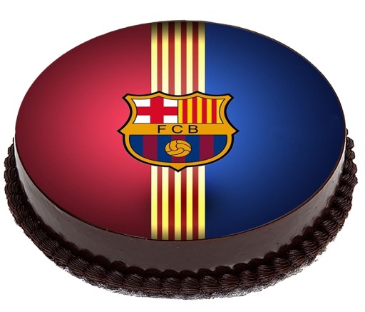 OPŁATEK NA TORT 5 Fc Barcelona Messi 20cm w 24h