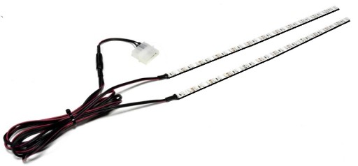 Listwy LED komputera PC tuning 2x35cm 84LED 600