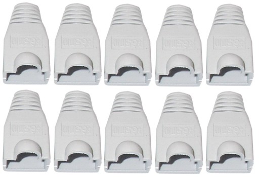 OSŁONA WTYKU GUMOWA RJ-45 RJ45 8P8C 10 SZTUK S