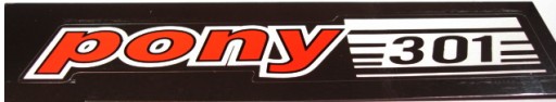 MOTORYNKA PONY NAKLEJKA NALEPKA NAKLEJI NALEPKI
