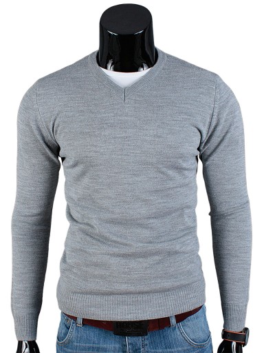 SWETER męski w SEREK TC05 Szary__L_PRODUKT_PL