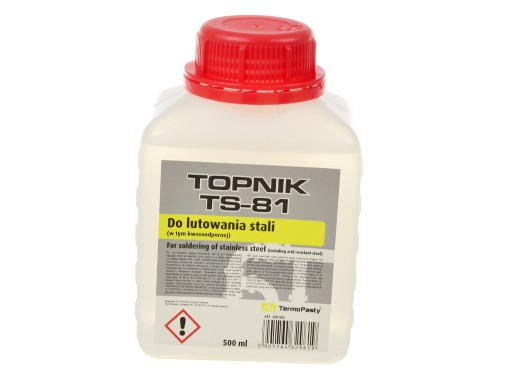 Topnik TS81 do lutowania stali kwasoodpornej 500ml