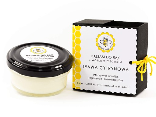 Balsam do rąk Trawa cytrynowa Miodowa Mydlarnia