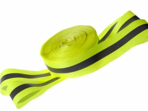 TAŚMA FLUORESCENCYJNA Z ODBLASKIEM 5cm ODBLASK- 01