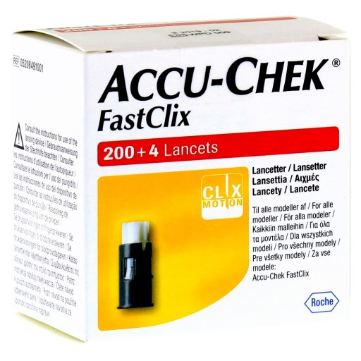 ACCU-CHEK FASTCLIX LANCETY 204 sztuki - igły