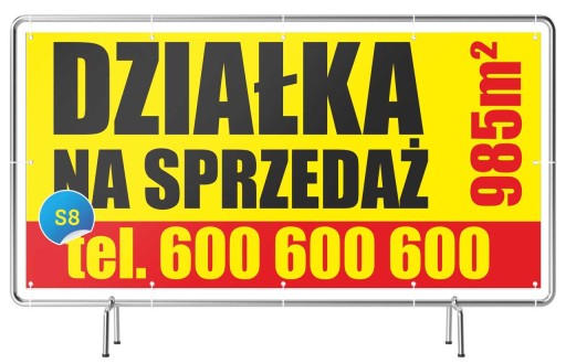 Solidny Baner 2x1m Sprzedam DOM/Działkę/Mieszkanie