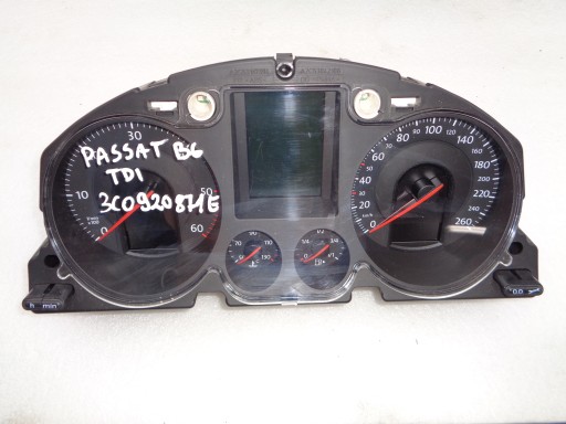 Спидометр vw passat b6 2.0tdi 3c0920871e1 - фото