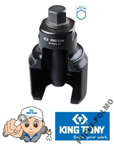 ЗНІМАЧ КІЛЬКОВОГО ШАРНІРУ KING TONY 47 X 95 ММ