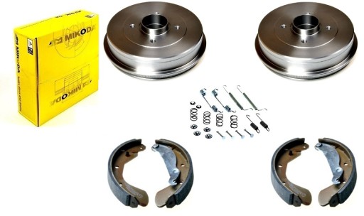 Барабани пружинні щелепи OPEL CORSA C з ABS KPL