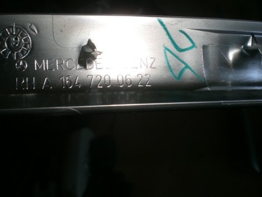 decorative trim TUNELU BOCZKA MERCEDES ML 164