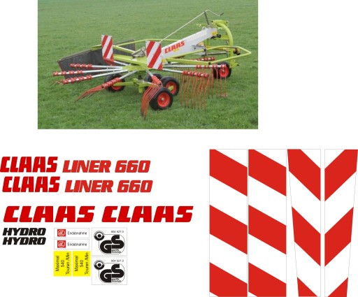 1 - Claas Liner 660 наклейка наклейка