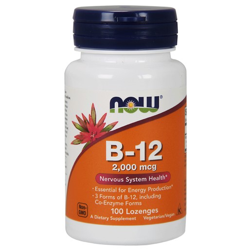 Now Vitamin B-12 2000mcg 100 lozenges