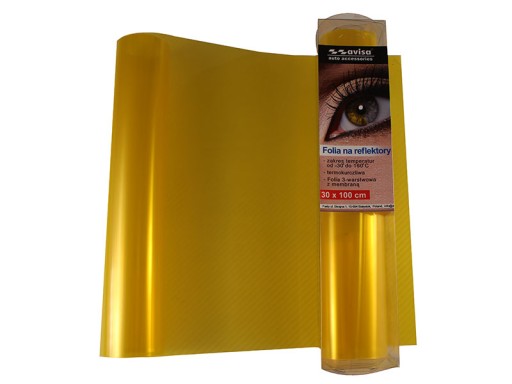 Плівка для галогенних фар для фар жовта