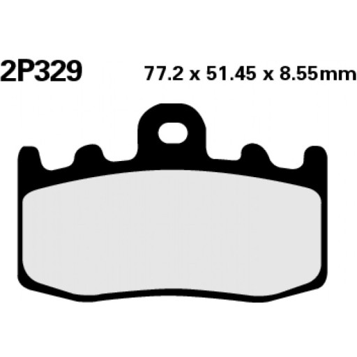 ГАЛЬМІВНІ КОЛОДКИ NISSIN 2P329ST 329ST