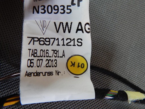 VW TOUAREG bundle left front 7P6971121S