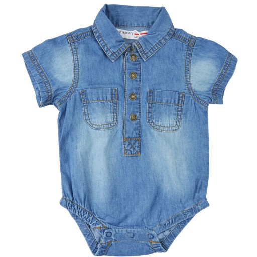 Дитячий повзунок Minoti 68, синій