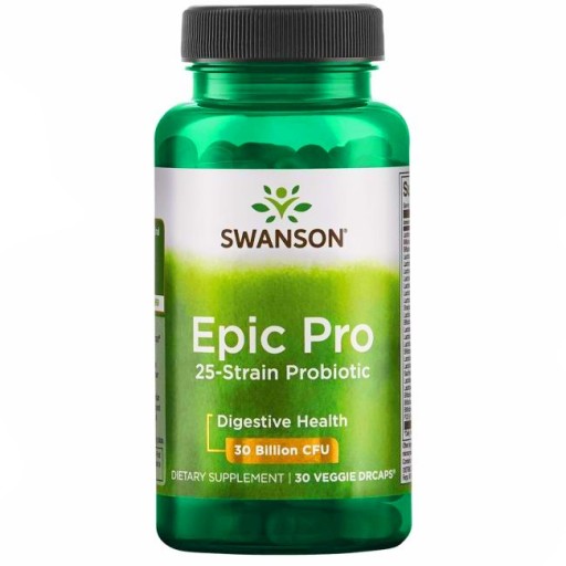 Probiotické Swanson Zdravie produkty EPIC PRO 25 30 kapsúl
