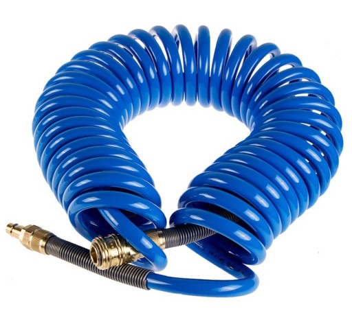 ШЛАНГ СПИРАЛЬНЫЙ ПНЕВМАТИЧЕСКИЙ 5х8 15М ПРЯМОЙ