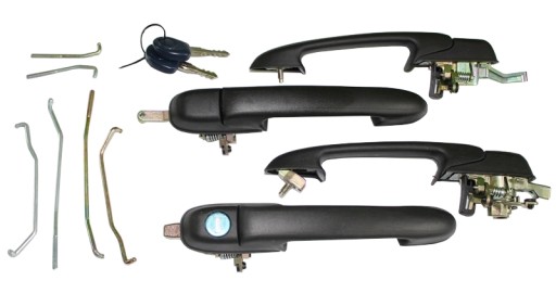 46787584 - ДВЕРНЫЕ РУЧКИ ПЕРЕДНЯЯ ЗАДНЯЯ ЛЕВАЯ ПРАВАЯ FIAT BRAVA BRAVO