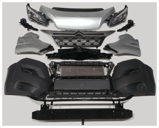 ПЕРЕДНИЙ КОМПЛЕКТ Срібний CITROEN JUMPER LIGHT 2014-