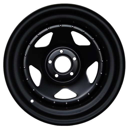 СТАЛЬНЫЕ ДИСКИ МАТОВЫЙ ЧЕРНЫЙ 16X8 5X130 ET20 GELENDA