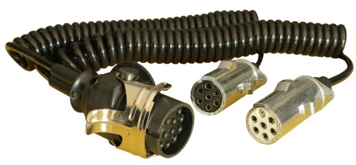 3262 - Спиральный кабель адаптер 15pin / X2 7pin полуприцеп