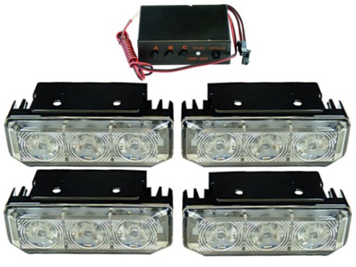 3 11 - набір з 4 світлодіодні лампи драйвер синій 12V 24V потужність