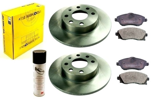 Диски колодки OPEL CORSA C 1.0 1.2 спереди полный