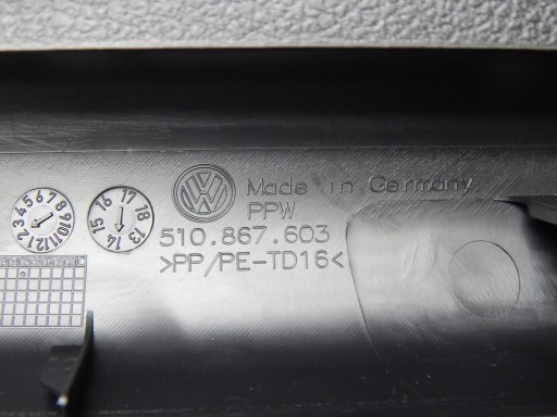 VW GOLF SPORTSVAN cover SLUPKA left 510867603